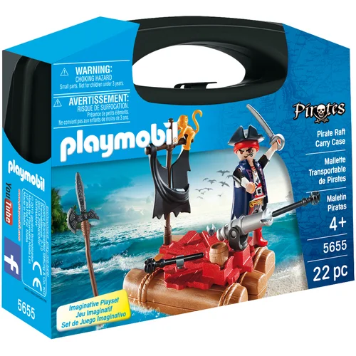 Playmobil SUITCASES piratski splav 5655, (20392668)