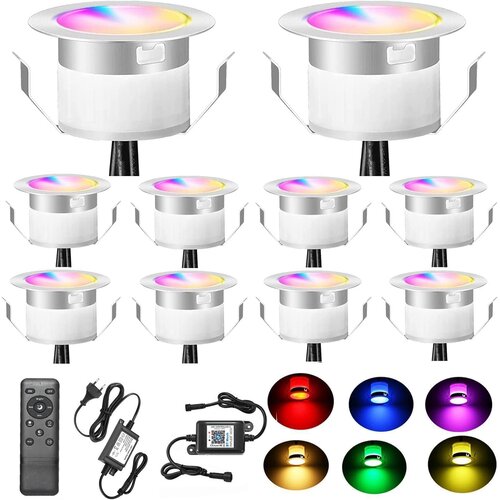 FVTLED 31 mm WiFi RGB Vgradne Talne LED Svetilke &ndash; Set 10 kos Cene
