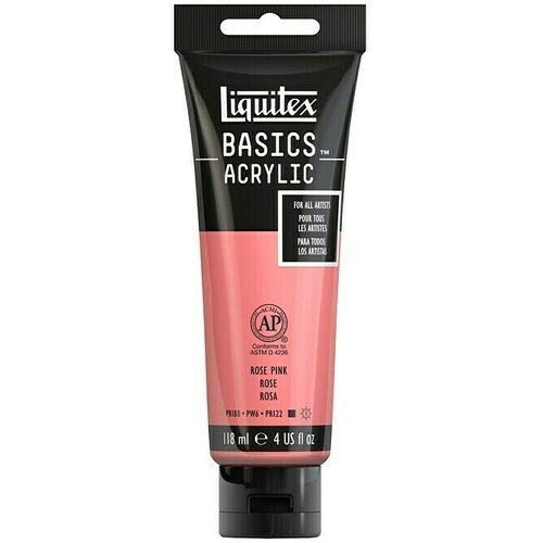 LIQUITEX Basics Akrilna barva (Rozarosa, 118 ml) Cene