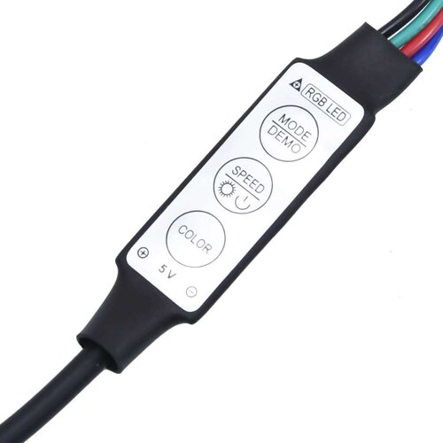 vidaXL LED posteljno vzglavje črno 220x18,5x103,5 cm inženirski les Cene