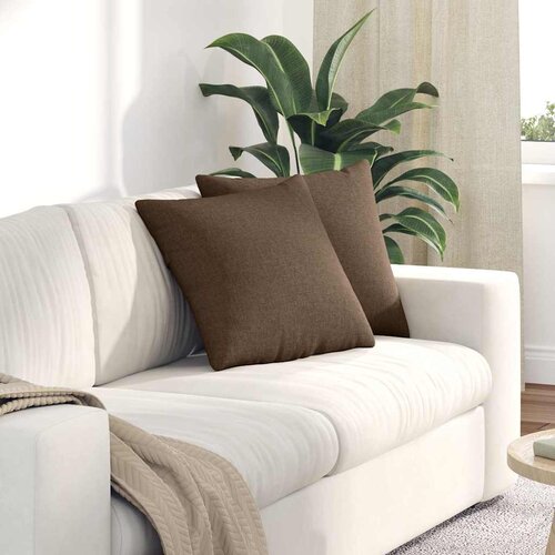  Jastučići za sofu 2 pcs Smeđa 45 x 45 cm tkanina Cene