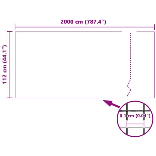  Mreža protiv insekata Bijelo 112 x 2000 cm Stakloplastika Slike