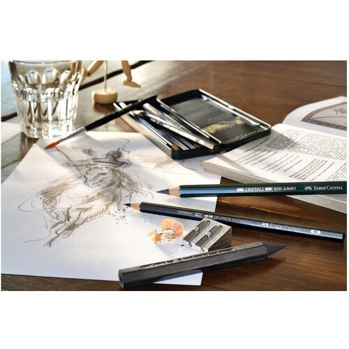  GRAFITNA PK5 U METALNOJ KUTIJI AQUARELLE FABER CASTELL 117805 Slike