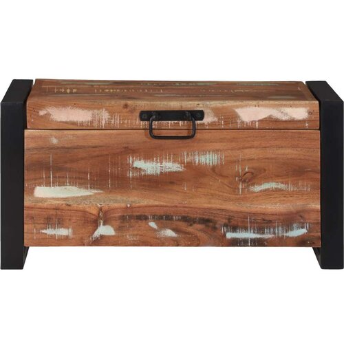 VidaXL Skladi&amp;scaron;ne Kutije Vi&amp;scaron;ebojno Masivno obnovljeno drvo 60 x 30 x 30 cm Slike