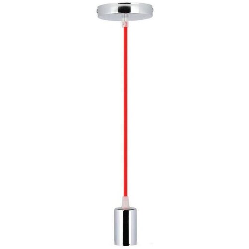  Kabl za napajanje 1xE27/60W/230V crvena/sjajni hrom Cene