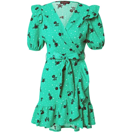 Dorothy Perkins Ljetna haljina zelena / crna / bijela