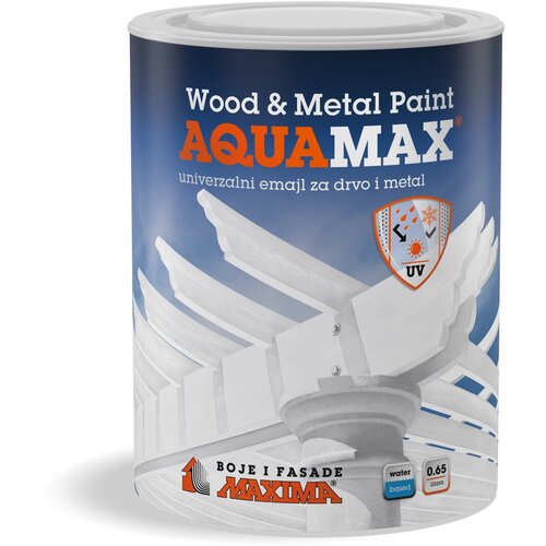 Maxima AQUAMAX&reg; Wood & Metal Paint 0,65l Bela sjaj Cene