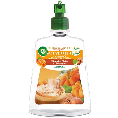 Air Wick Active Fresh Pumpkin Spice &amp;amp; Everything Nice osvežilec zraka nadomestno polnilo 228 ml Slike