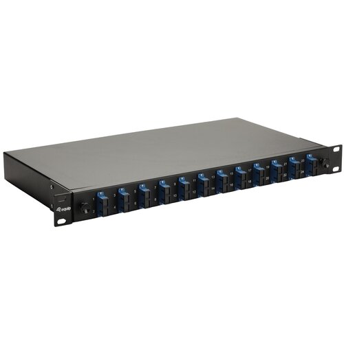 Equip 12-Port Fiber Optic Splice Box, SC Duplex, OS2, 1U, ped, Black Cijene