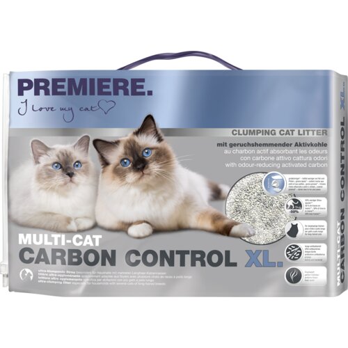 Premiere pijesak za mačke Multi-Cat Carbon control XL Slike