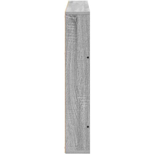  Polica za časopise s policom 2 pcs Siva Sonoma 100 x 12 x 70 cm Slike