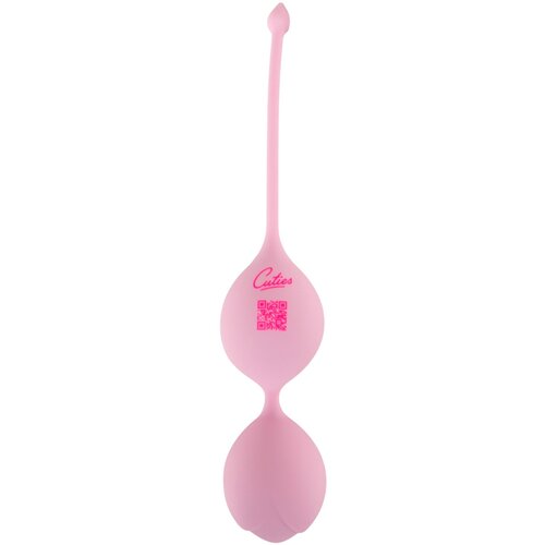 Cuties dvostruke silikonske gej&amp;scaron;a kuglice (ružičaste) Slike