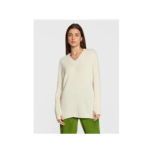 United Colors Of Benetton Pulover 1244D400M Bež Loose Fit