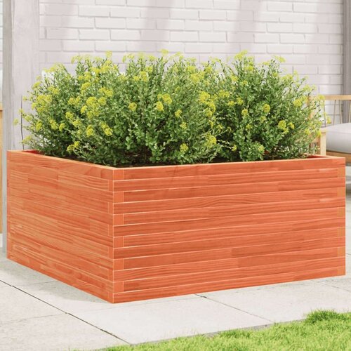VidaXL Vrtna sadilica vo&amp;scaron;tano smeđe boje 100x100x46 cm od borovine Slike