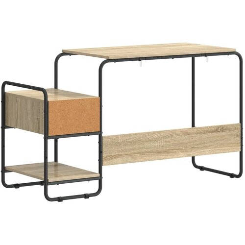  Stol s pohranom Hrast sonoma 131.5 x 50 x 75.5 cm - Hrast sonoma Slike