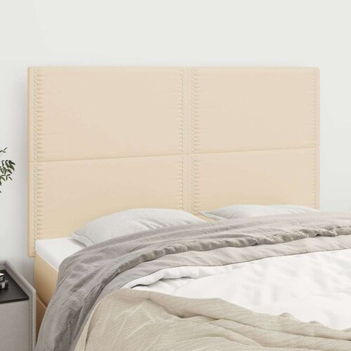  Uzglavlja 4 kom krem 72 x 5 x 78/88 cm od tkanine Cijene