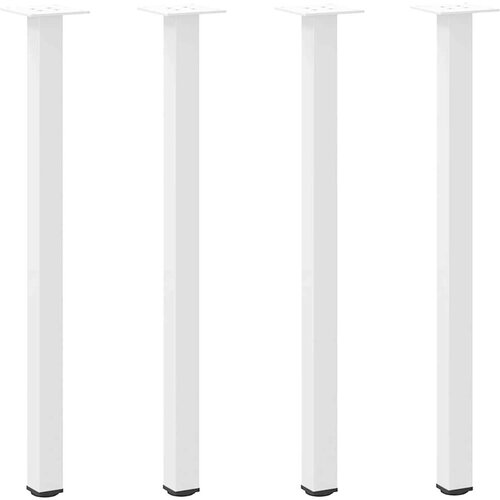  noge stolića za kavu 4 kom bijele 72-74 cm čelik Slike