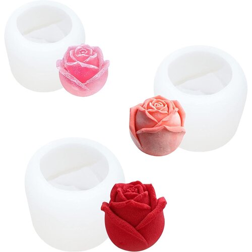 Home & Marker Silikonski modelčki za ledene kocke - ROSE (komplet 3) | ICEROSE, (21279277) Cene