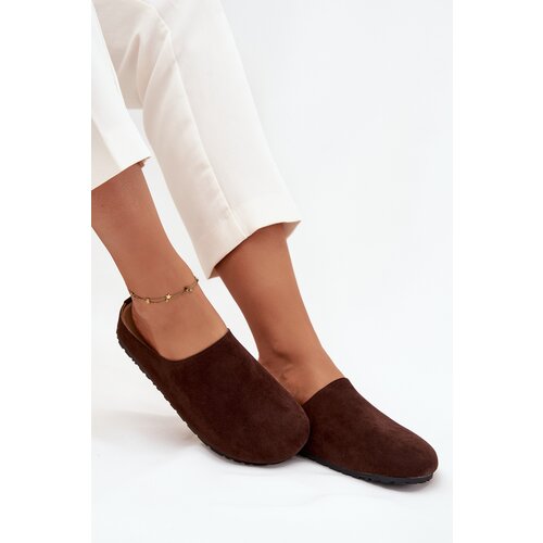 Boto Women&amp;#039;s slippers on platform chocolate Sylviane Slike