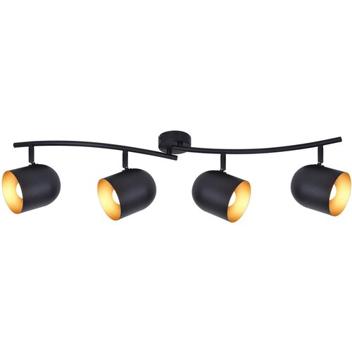 Nettlife Stropna svetilka E14 Črno-zlata Stropna svetilka Vintage Industrijska Svetilka za Hodnik Nastavljiva Brez Žarnice, (22116907) Cene