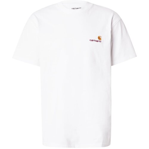 Carhartt WIP Majica 'American' zlata / temno rdeča / bela Cene