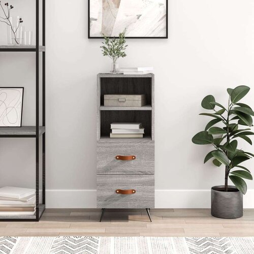  Komoda boja hrasta sonome 34 5x34x90 cm od konstruiranog drva Slike