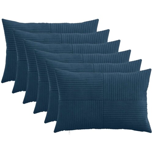  Presvlaka za jastuk 6 pcs ALMELO Mornarsko plava 40 x 60 cm Cijene