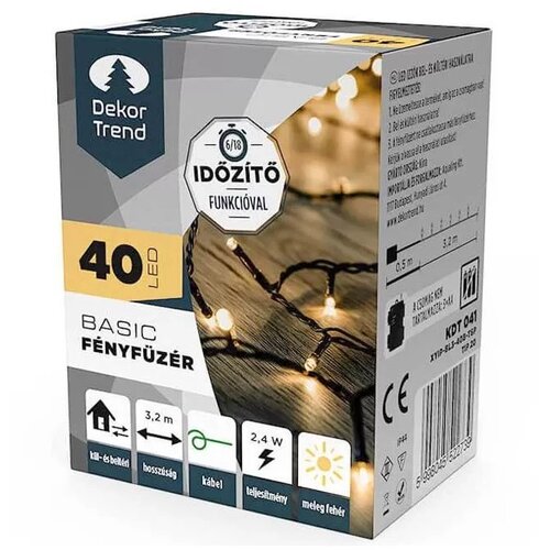  Novogodi&scaron;nje lampice na baterije Toplo bela 40 LED KDT 041 Cene