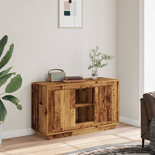 vidaXL Komoda starinski les 102x35x60 cm inženirski les Cene