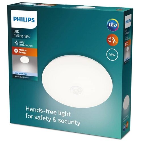 Philips LED plafonska svetiljka sa senzorom MAUVE LED/16W/230V 4000K Slike
