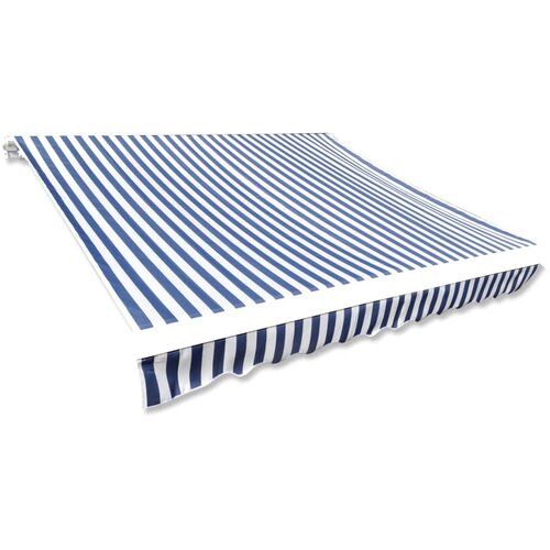 VidaXL Tenda iz platna 450x300 cm modra in bela, (20692904) Slike