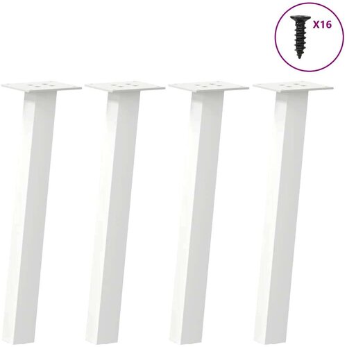  Noge stolića za kavu 4 kom bijele 42 cm čelik Cene