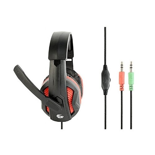  Slu&scaron;alice sa mikrofonom GEMBIRD gaming, volume control, matte black, GHS-03 Cijene