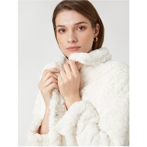 Koton Coat - Ecru - Parkas Slike