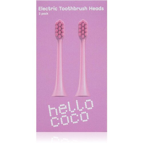 Hello Coco Electric Toothbrush Heads Pink nadomestne glave za zobno ščetko 2 kos Cene