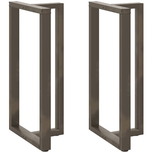 Noge za barski stol T-oblika 2 kom Crne 60x35x(110-111) cm Čelik Cene
