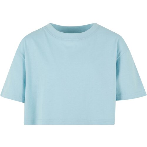 Urban Classics Kids girls' short t-shirt kimono tee - blue Cene