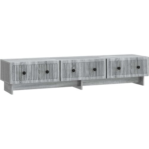 vidaXL TV ormar Siva sonoma 147 x 34 5 x 30 cm Konstruirano drvo - Siva sonoma Cene