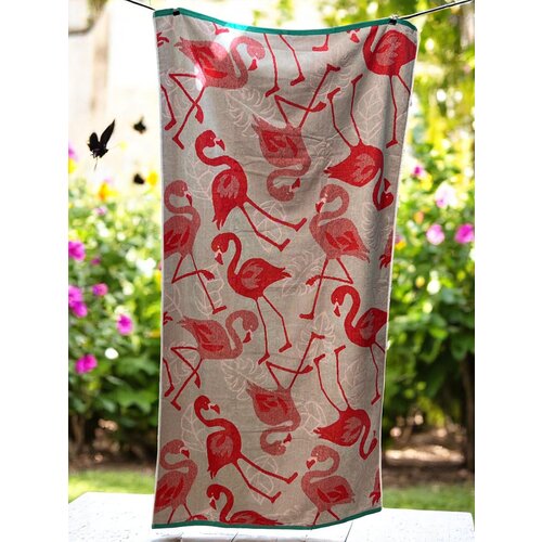 Viktorija Leskovac Plažni peškir “Flamingo W“ – 100% pamuk – 160x80 cm A57 Cene