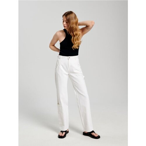 Sinsay straight low waist traperice Slike