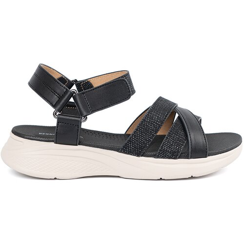 Sergio Leone Women's sandal on a white platform Cene