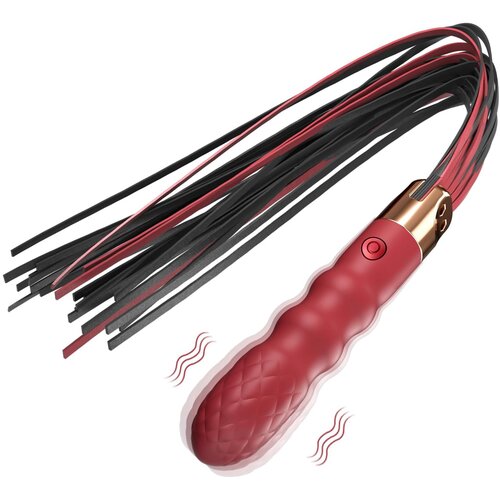 SuperLove 2in1 Perfect Whip & Vibrator Red Cijene