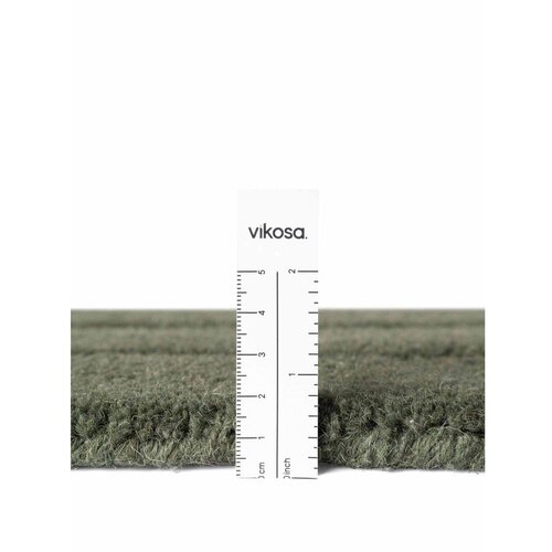 Vikosa Temno zelena ročno tkana volnena preproga 80x150 cm Arcura &amp;ndash; Slike