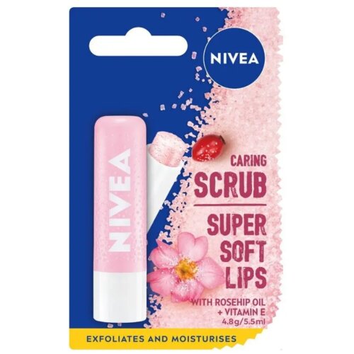 Nivea balzam za usne, rosehip oil &amp;amp; vitamin e, 4.8g Slike
