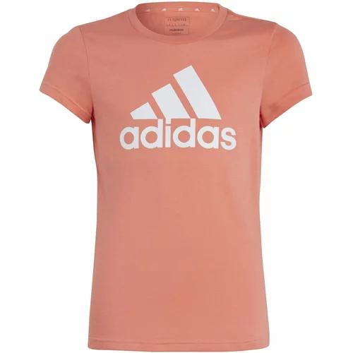Adidas Dječja pamučna majica kratkih rukava G BL boja: narančasta