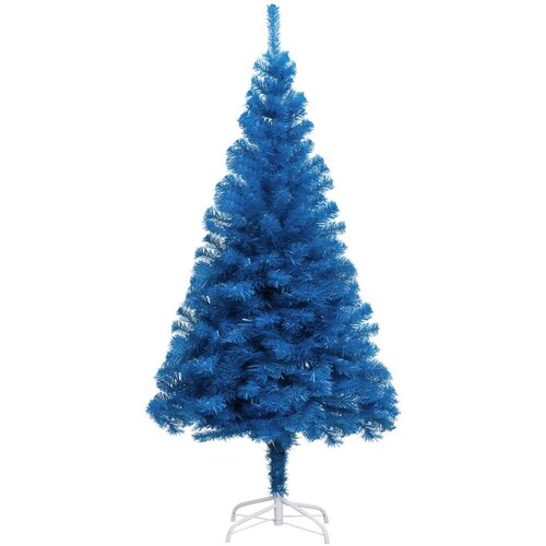  Umjetno božićno drvce sa stalkom plavo 120 cm PVC Slike