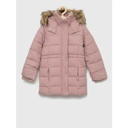 Abercrombie & Fitch Otroška jakna roza barva