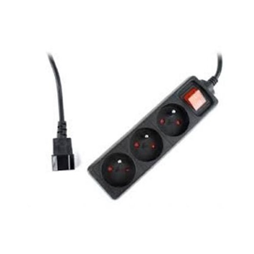 Razvodnik napajanja, C14 male to 3X schuko, GEMBIRD EG-PSU3-01 Slike