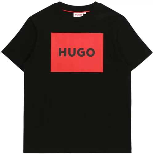 HUGO Red Majica crvena / crna