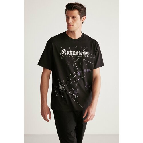 GRIMELANGE T-Shirt - Black - Oversize Slike